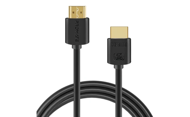 Promate proLink4K2-10M  HDMI Cable 10M, Universal Ultra High-Speed 4K UHD Resolution HDMI Cable with 3D Video and Ethernet Support for Laptops
